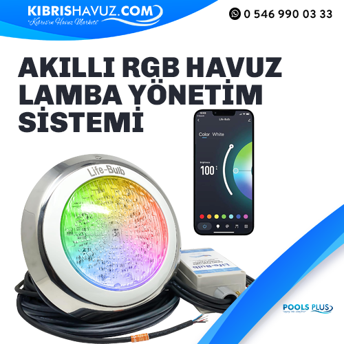 AKILLI RGB HAVUZ LAMBA YÖNETİM  SİSTEMİ | Havuz Lambaları | 