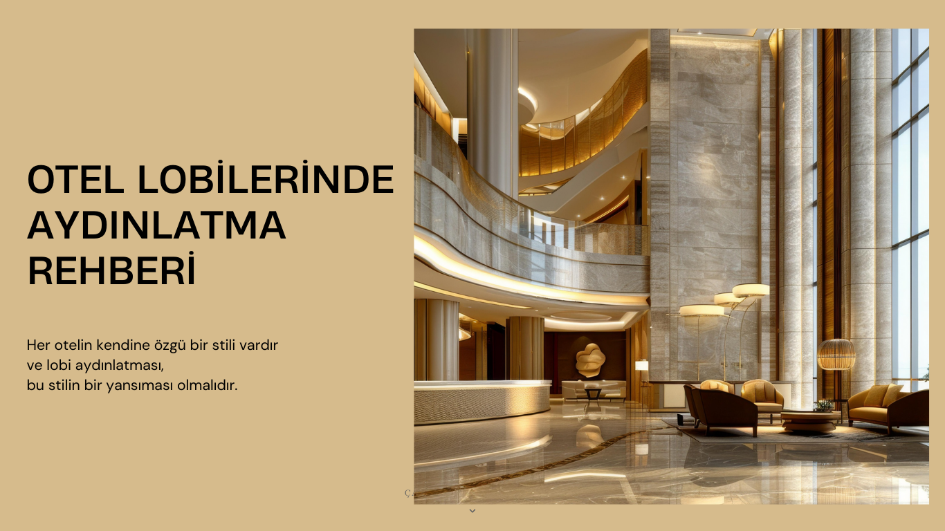 Otel Lobileri İçin Aydınlatma Rehberi