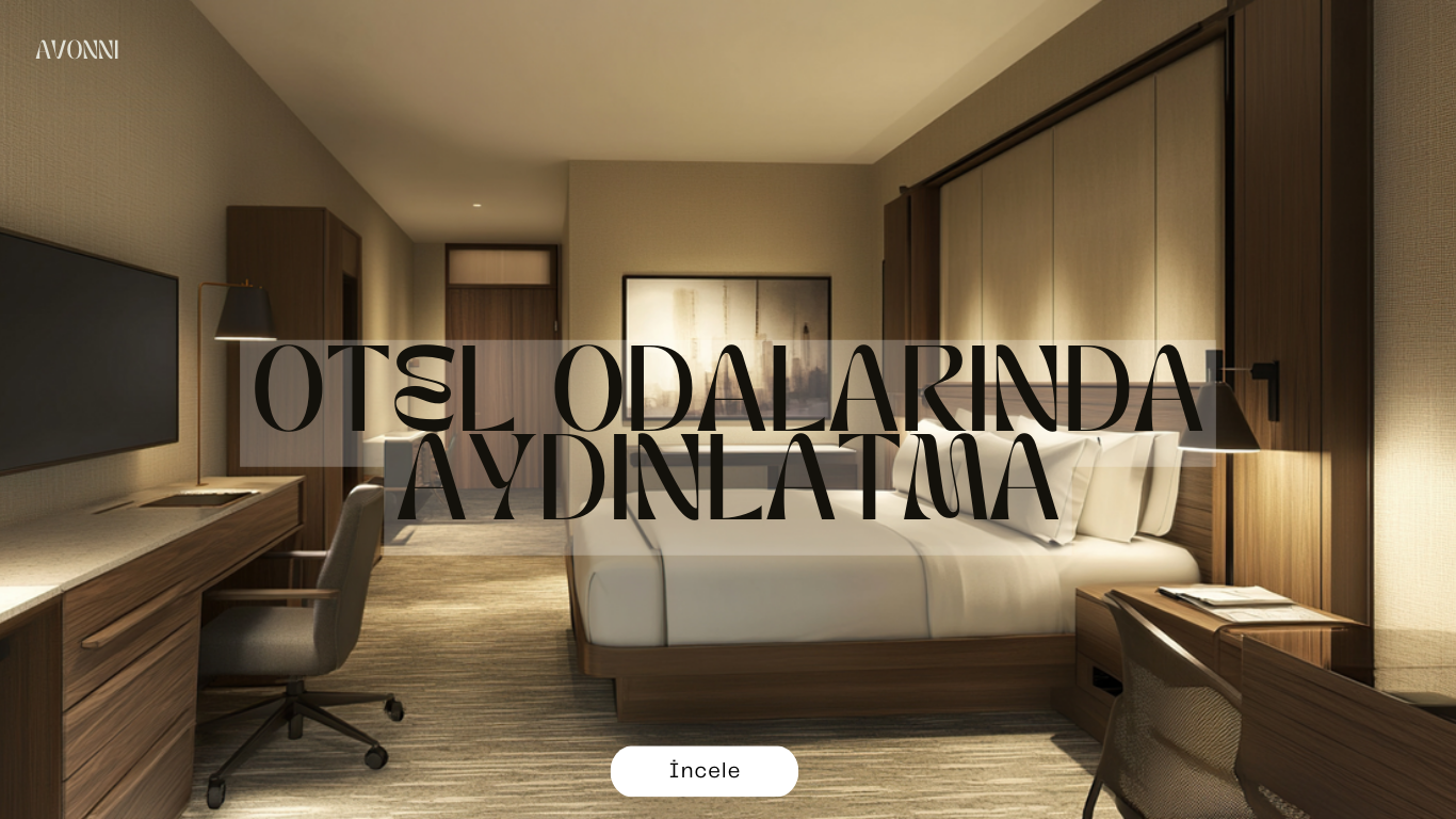 Otel Odalarında Aydınlatma