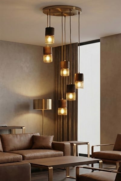 Avonni, 1830 Ailesi Eskitme Kaplama Sarkıt Avize 