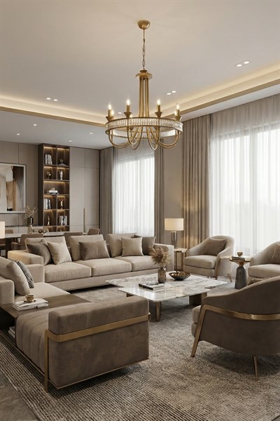 Avonni, 1890 Ailesi Eskitme Kaplama Luxury Avize