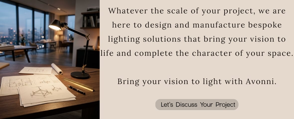 Ready to transform your projects with exceptional lighting? Contact Avonni today for a customized quote or to discuss your architectural lighting needs.