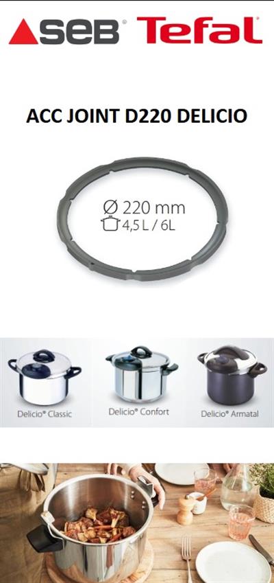 Tefal Delicio Düdüklü Tencere Lastiği (4,5-6L / 22cm)