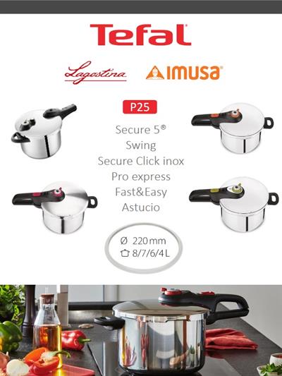 Tefal Secure 5 Düdüklü Tencere Lastiği (22cm)