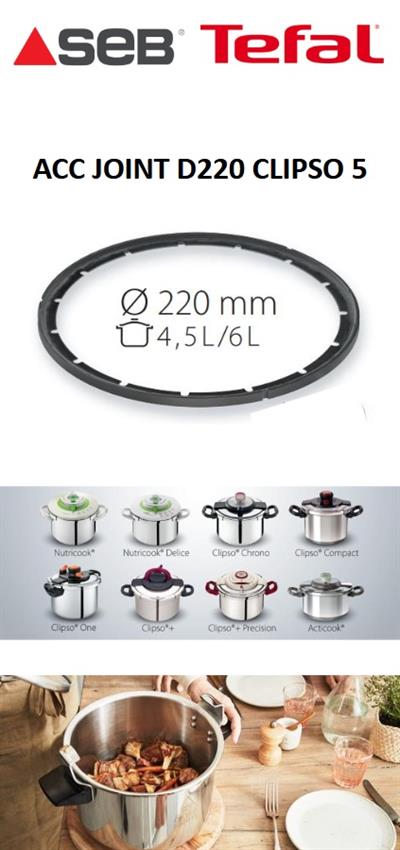 Tefal Yeni Model 4,5-6L Düdüklü Tencere Lastiği (22cm)