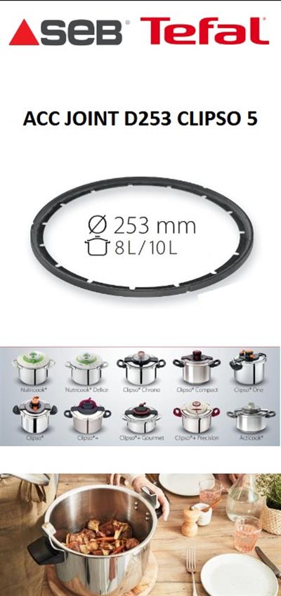 Tefal Yeni Model 8L Düdüklü Tencere Lastiği (25,3cm)