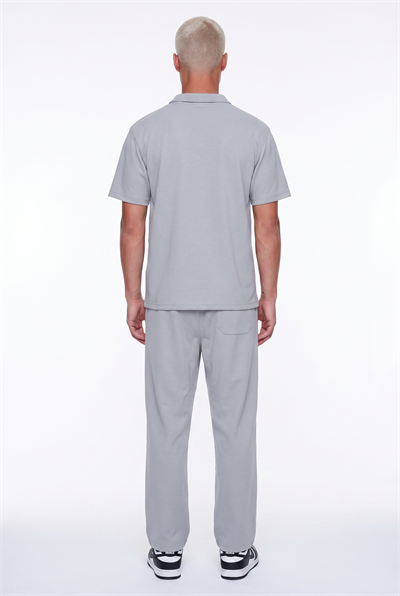 Erkek 242 Şerit Detaylı Regular Fit Eşofman Takımı Gri