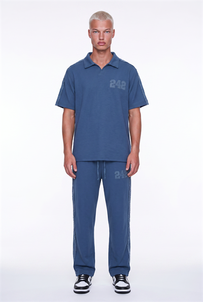 Erkek 242 Şerit Detaylı Regular Fit Eşofman Takımı Lacivert
