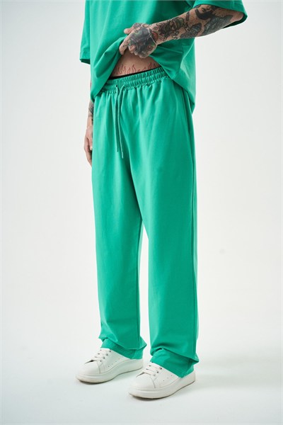 Erkek Basic Baggy Eşofman Altı Yeşil