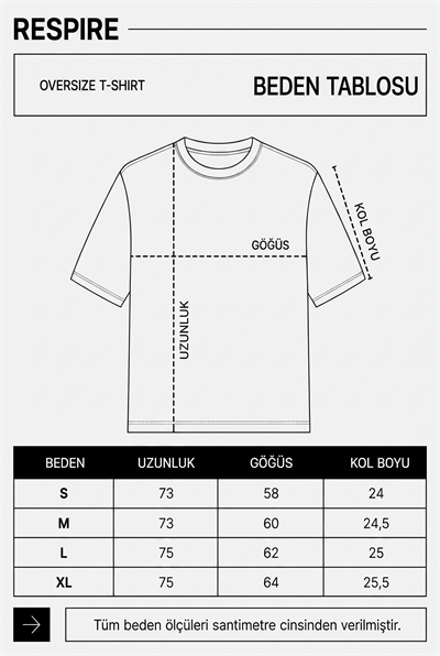 Erkek Basic Oversize T-Shirt Petrol
