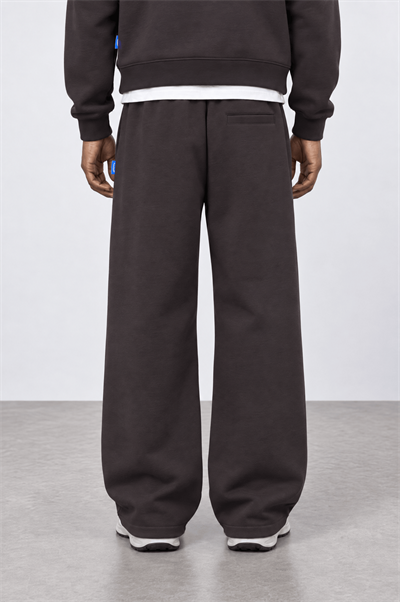 Erkek Basic Panda Baggy Eşofman Altı Kahve