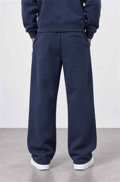 Erkek Basic Panda Baggy Eşofman Altı Lacivert