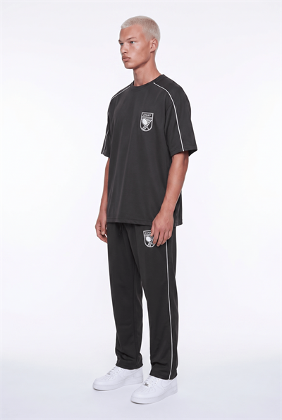 Erkek Court Baskılı Regular Fit Eşofman Takımı Kahve