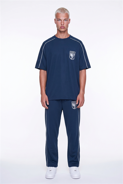 Erkek Court Baskılı Regular Fit Eşofman Takımı Lacivert