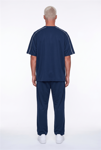 Erkek Court Baskılı Regular Fit Eşofman Takımı Lacivert