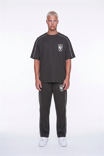 Erkek Court Baskılı Regular Fit Eşofman Takımı Kahve