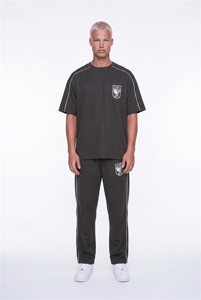 Erkek Court Baskılı Regular Fit Eşofman Takımı Kahve