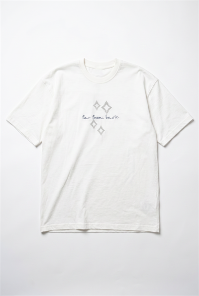 Erkek FFB Nakış Detaylı Oversize T-Shirt Ekru