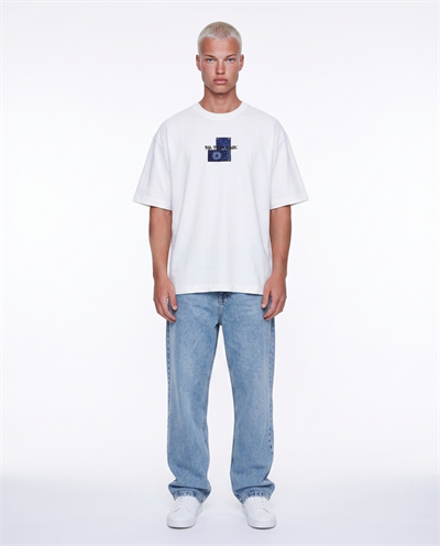 Erkek FFB Patch Oversize T-Shirt Ekru