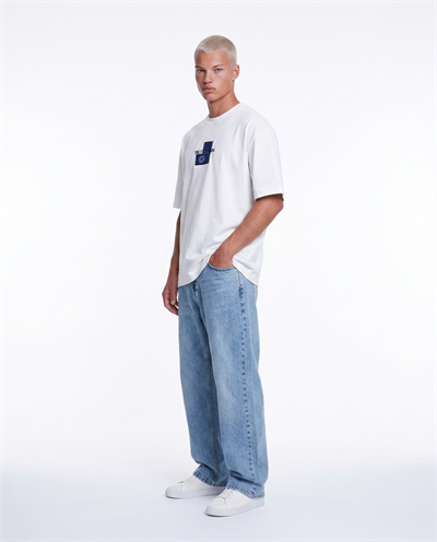 Erkek FFB Patch Oversize T-Shirt Ekru