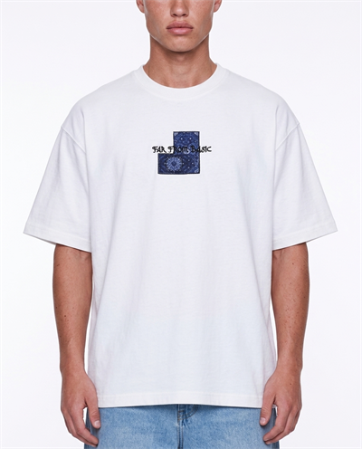 Erkek FFB Patch Oversize T-Shirt Ekru