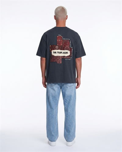Erkek FFB Patch Oversize T-Shirt Füme