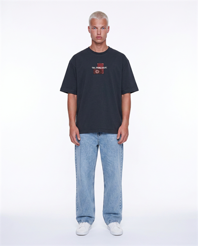 Erkek FFB Patch Oversize T-Shirt Füme