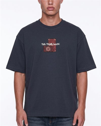 Erkek FFB Patch Oversize T-Shirt Füme