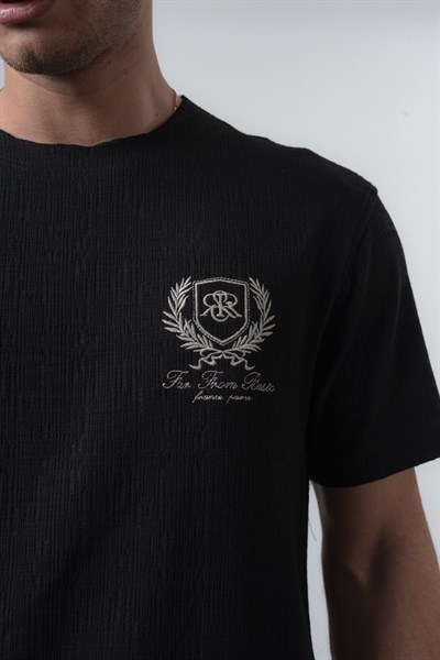 Erkek FFB Pis Dikişli T-Shirt Pantolon Takım Siyah