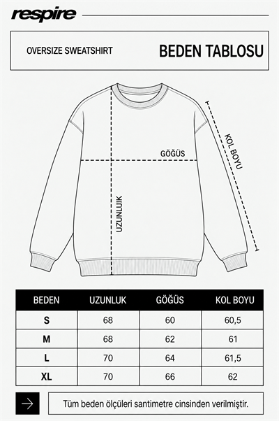 Erkek Members Only Baskılı Oversize Sweatshirt Füme