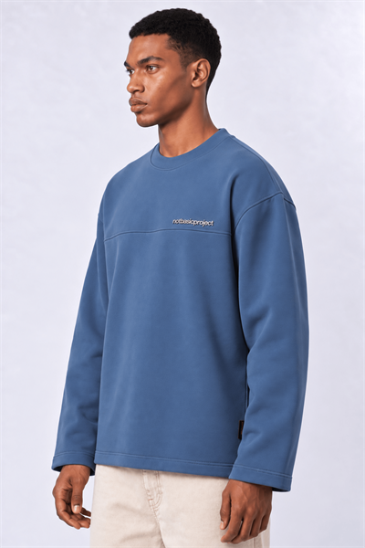 Erkek notbasicproject Oversize Long Sleeve Petrol
