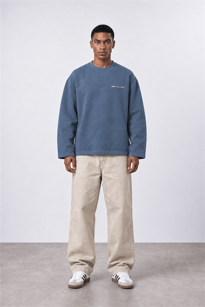 Erkek notbasicproject Oversize Long Sleeve Petrol