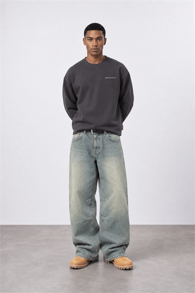 Erkek notbasicproject Oversize Long Sleeve Kahve