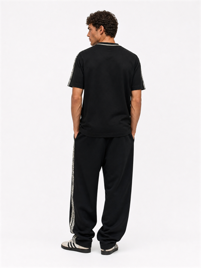 Erkek Originals Şerit Detaylı Regular Fit Eşofman Takımı Siyah