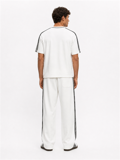 Erkek Originals Şerit Detaylı Regular Fit Eşofman Takımı Ekru
