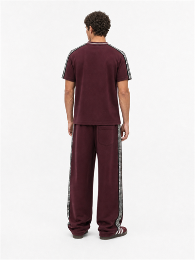 Erkek Originals Şerit Detaylı Regular Fit Eşofman Takımı Bordo