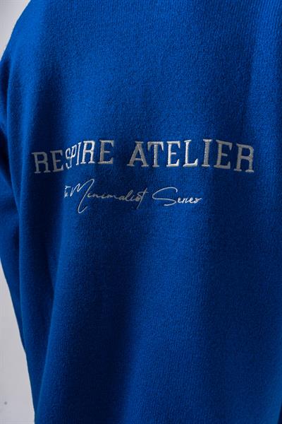 Erkek Res Atelier Yazılı Dokuma Triko Saks