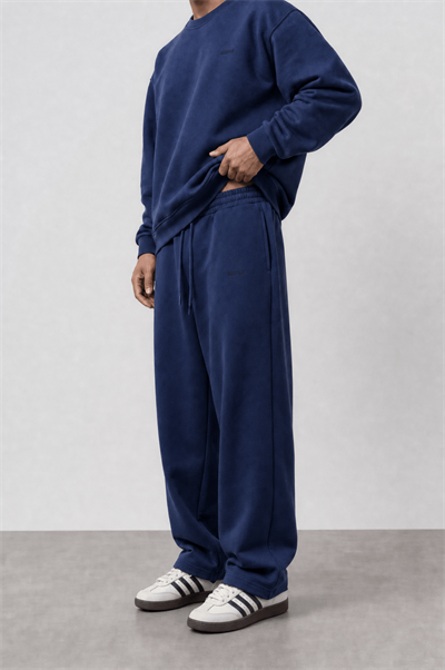 Erkek Respire Basic Baggy Eşofman Altı Lacivert