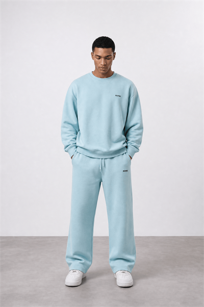 Erkek Respire Basic Oversize Sweatshirt Bebe Mavi