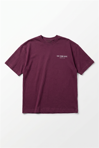 Erkek Respire x Itsbyzey Baskılı Oversize T-Shirt Vişne