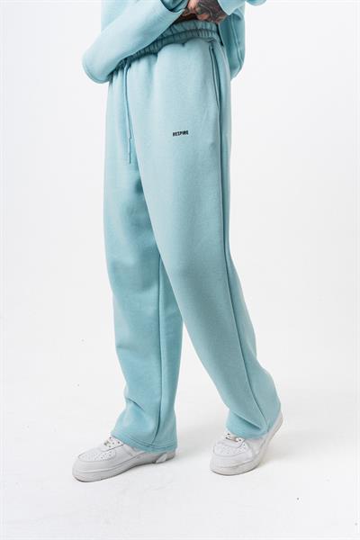 Erkek Respire Yazı Detaylı Basic Baggy Eşofman Altı Bebe Mavi