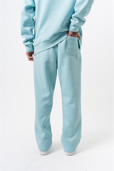 Erkek Respire Yazı Detaylı Basic Baggy Eşofman Altı Bebe Mavi