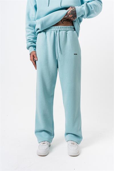 Erkek Respire Yazı Detaylı Basic Baggy Eşofman Altı Bebe Mavi