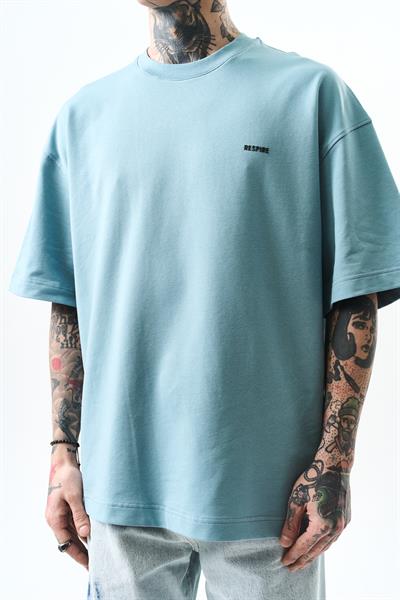 Erkek Respire Yazı Detaylı Oversize T-Shirt Prada