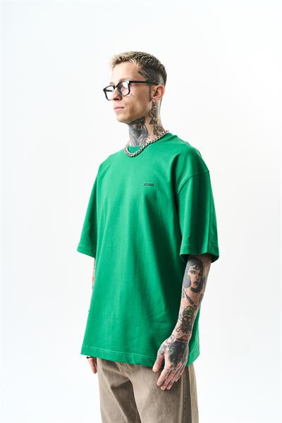 Erkek Respire Yazı Detaylı Oversize T-Shirt Benetton