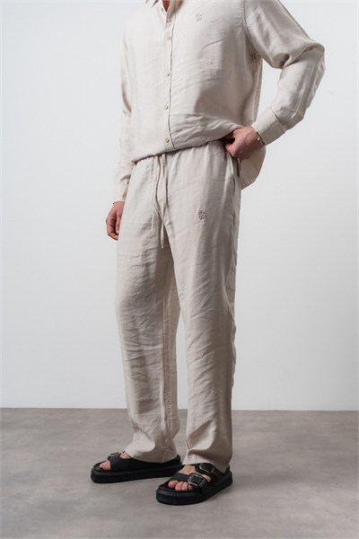 Erkek RS Modal Baggy Pantolon Bej