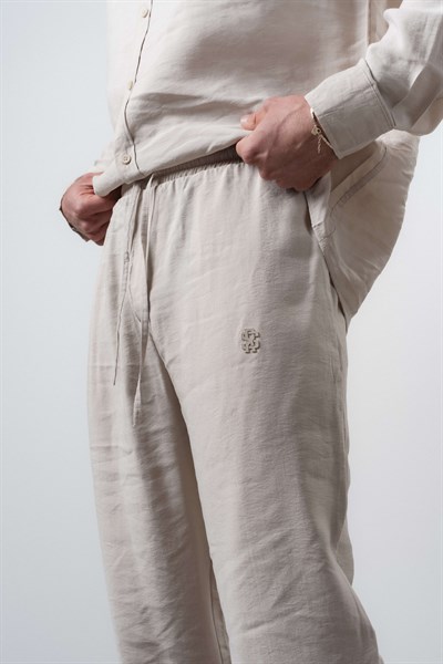 Erkek RS Modal Baggy Pantolon Bej