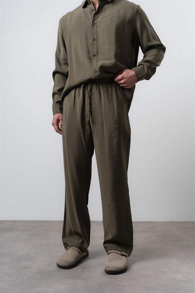 Erkek RS Modal Baggy Pantolon Haki