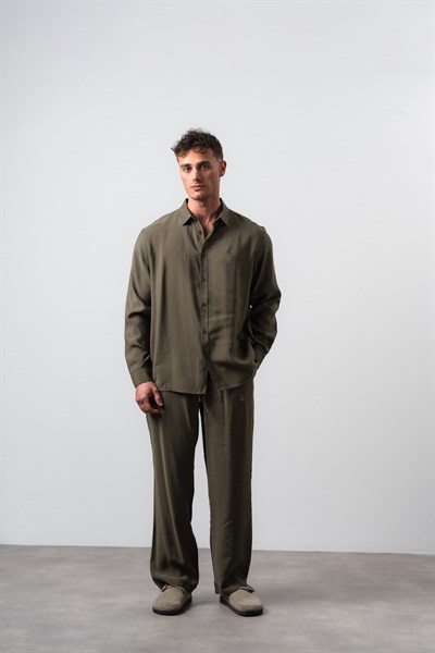 Erkek RS Modal Baggy Pantolon Haki