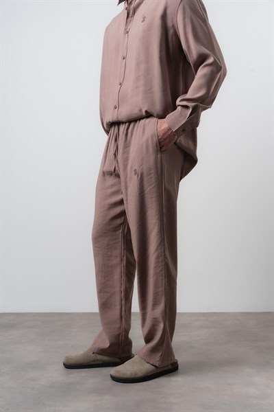 Erkek RS Modal Baggy Pantolon Kahve